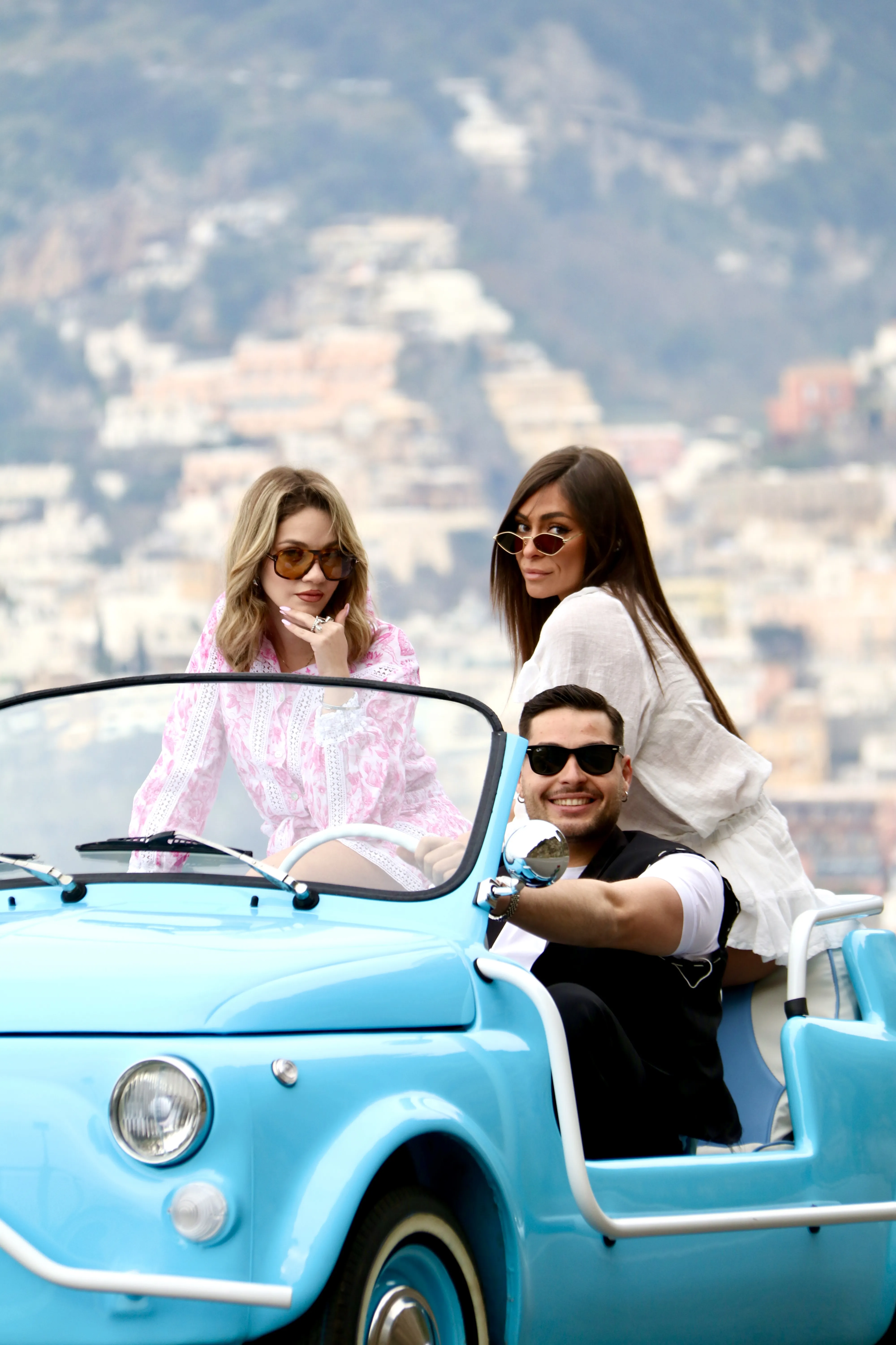 Furore fjord panoramic view